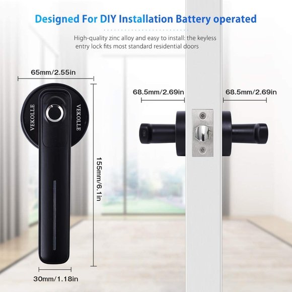 SMART LOCK - Biometric Keyless Door Security NEW - Picture 4 of 5